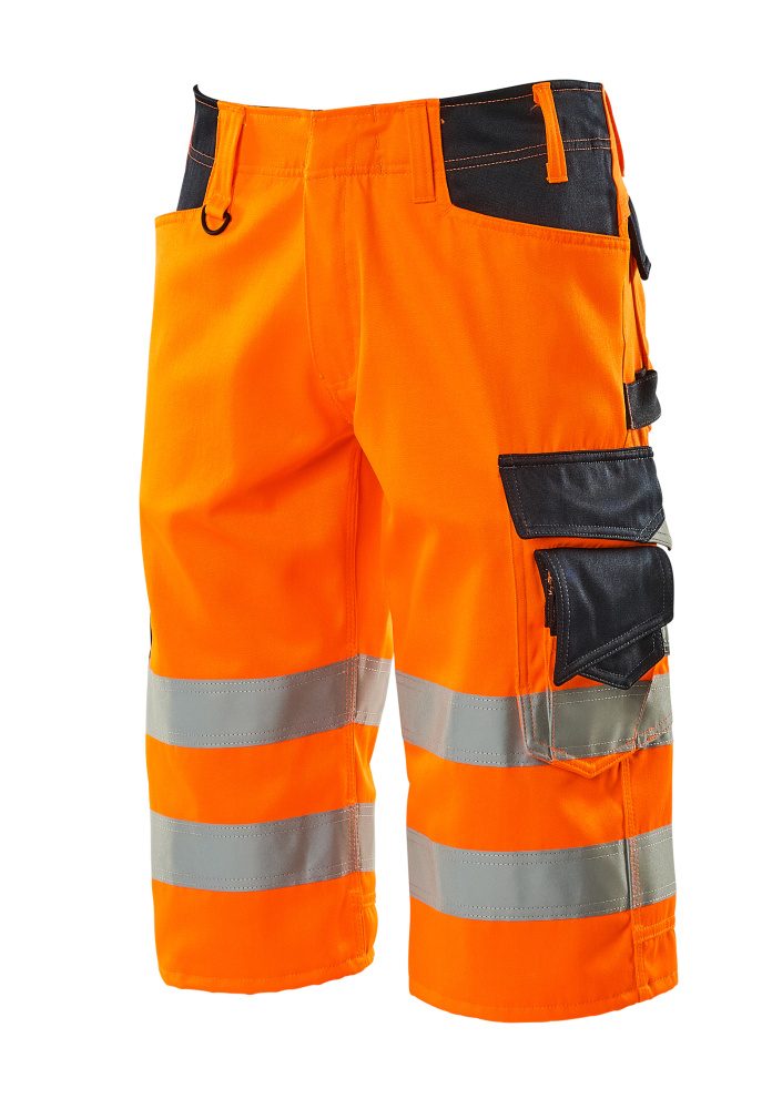 Mascot Luton Safe Supreme Warn-Piratenhose – orange/schwarzblau