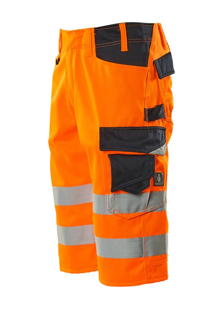 Mascot Luton Safe Supreme Warn-Piratenhose – orange/schwarzblau