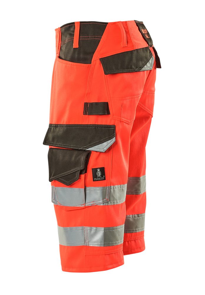 Mascot Luton Safe Supreme Warn-Piratenhose – rot/dunkelanthrazit