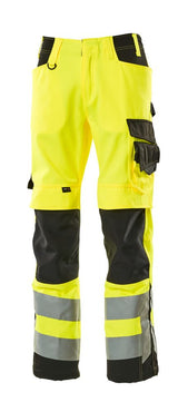 Mascot Kendal Safe Supreme Warnschutz-Hose – gelb/schwarz