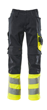 Mascot Leeds Safe Supreme Warnschutzhose – schwarzblau/gelb