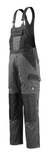 Mascot Leeton Light Latzhose – dunkelanthrazit/schwarz