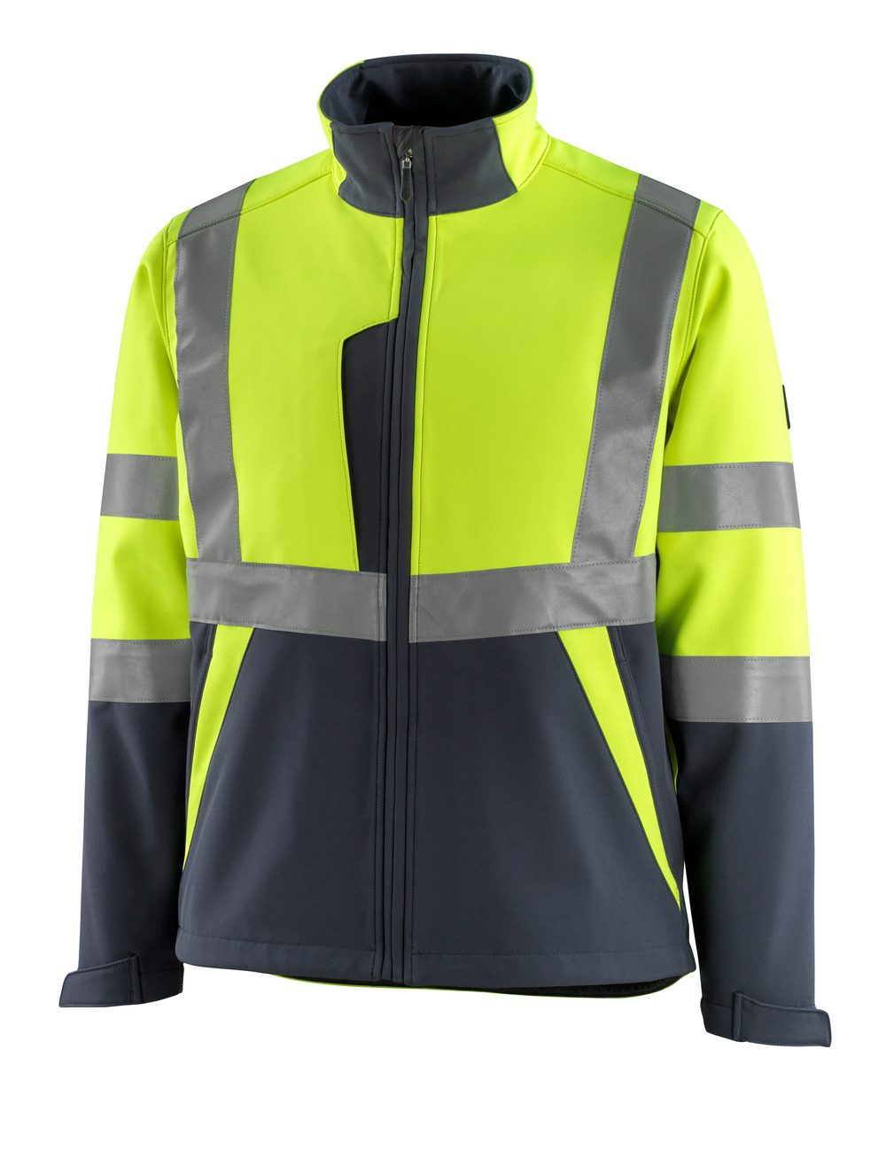 Mascot Kiama Safe Light Warn-Softshelljacke – gelb/schwarzblau