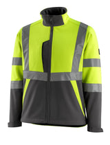 Mascot Kiama Safe Light Warn-Softshelljacke – warngelb/anthrazit