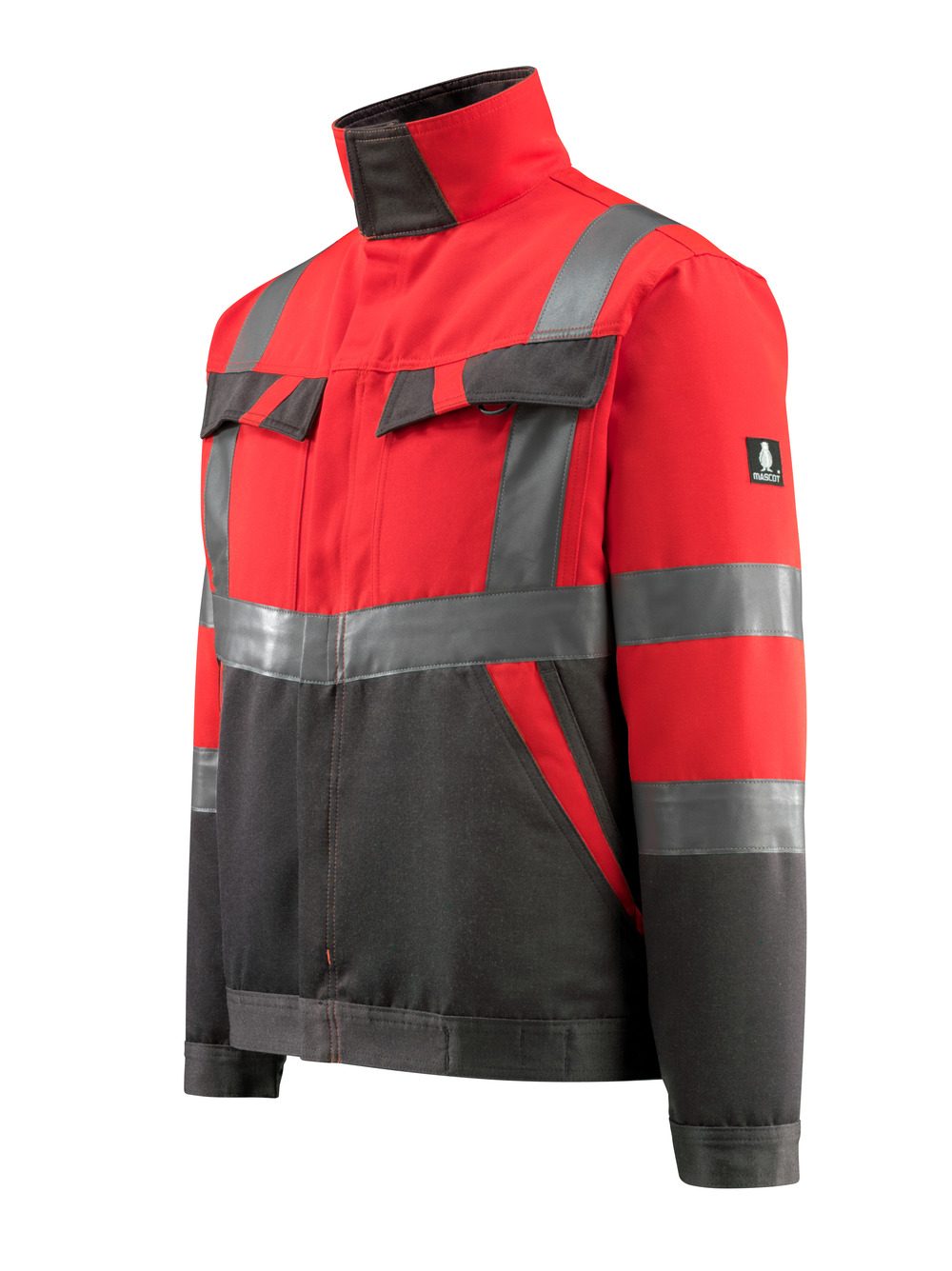 Mascot Forster Safe Light Warnschutzjacke – rot/dunkelanthrazit