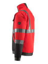 Mascot Forster Safe Light Warnschutzjacke – rot/dunkelanthrazit