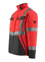 Mascot Penrith Safe Light Warn-Pilotjacke – rot/anthrazit