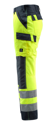 Mascot Maitland Safe Light Warnschutz Hose – gelb/schwarzblau
