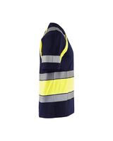 Blåkläder 3421 Warnschutz T-Shirt – marine/gelb