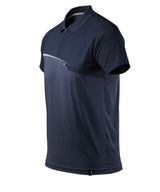 Mascot mit Brusttasche Advanced Poloshirt – schwarzblau