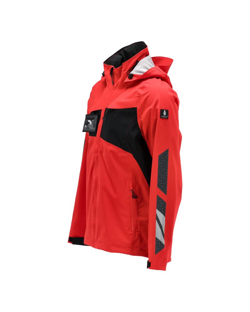 Mascot Accelerate Hardshelljacke – verkehrsrot/schwarz
