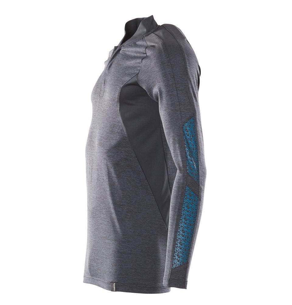 Mascot Coolmax Pro Accelerate Langarm-Poloshirt – schwarzblau