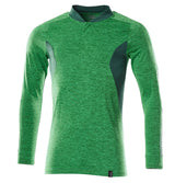 Mascot Coolmax Pro Accelerate Langarm-Poloshirt – grasgrün/grün
