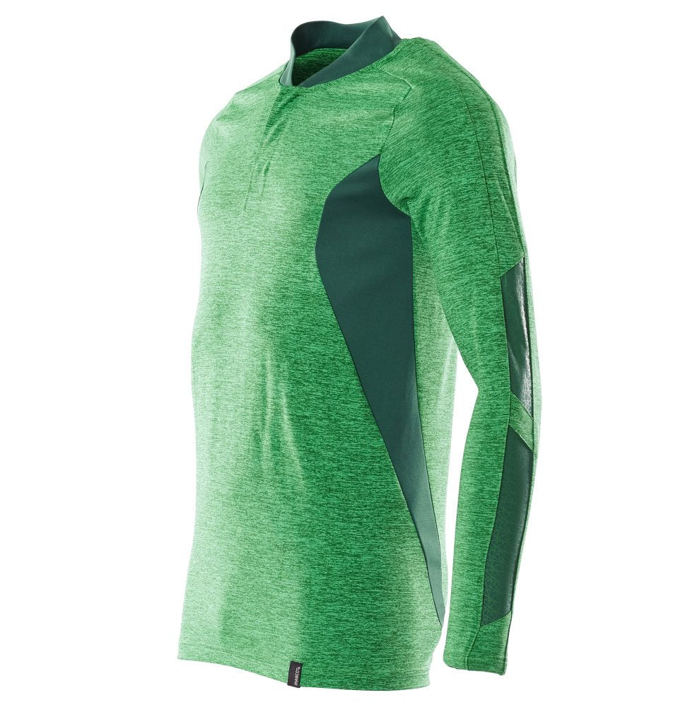 Mascot Coolmax Pro Accelerate Langarm-Poloshirt – grasgrün/grün