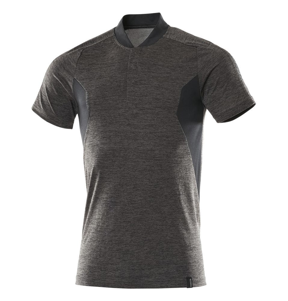 Mascot Accelerate Polo-Shirt mit Coolmax Pro – dunkelanthrazit/schwarz