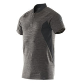 Mascot Accelerate Polo-Shirt mit Coolmax Pro – dunkelanthrazit/schwarz