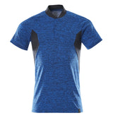 Mascot Accelerate Polo-Shirt mit Coolmax Pro – azurblau/schwarzblau