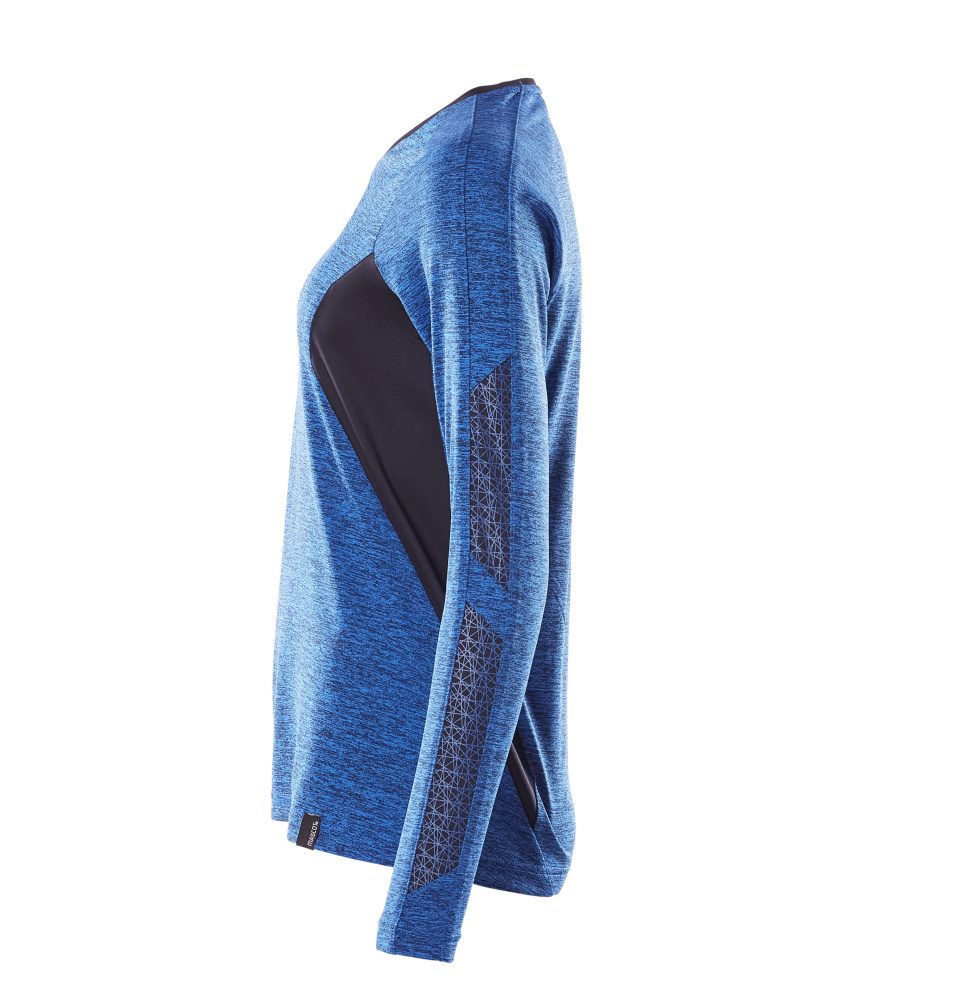 Mascot Damen Coolmax Pro Accelerate Langarmshirt – azurblau/schwarzblau