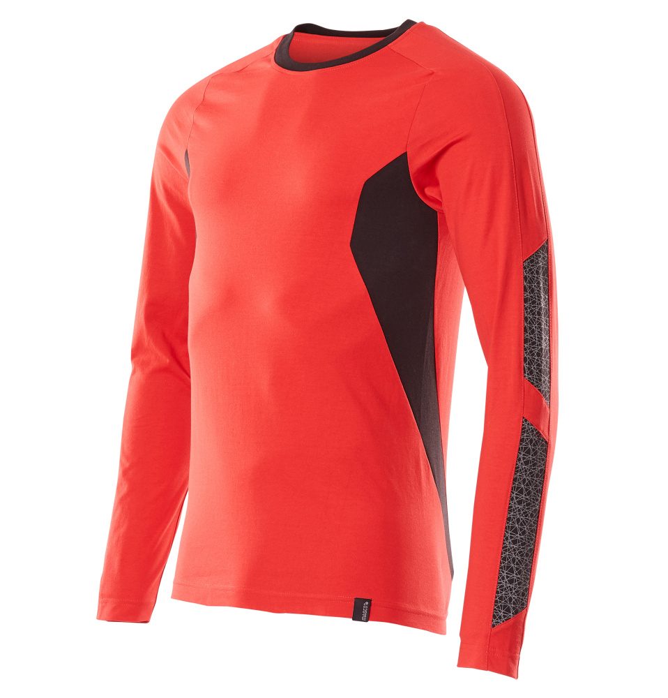 Mascot Accelerate Langarmshirt – verkehrsrot/schwarz