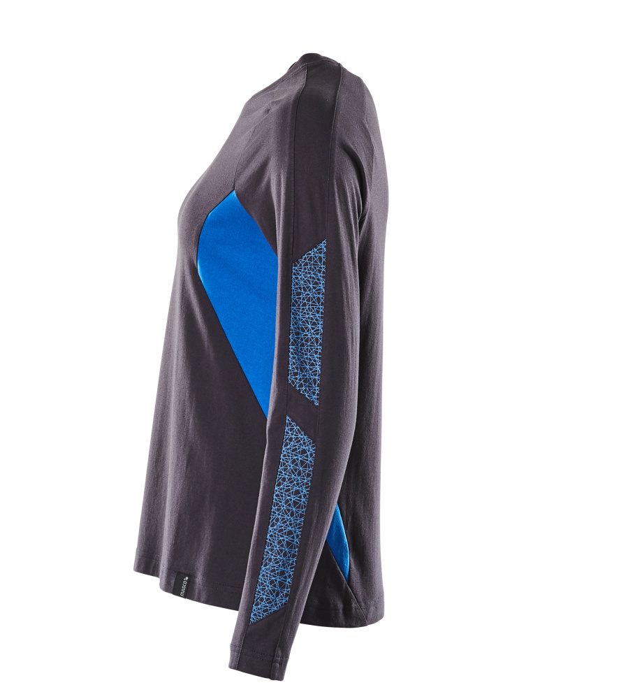 Mascot Damen Accelerate Langarmshirt – schwarzblau/azurblau