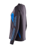 Mascot Damen Accelerate Langarmshirt – schwarzblau/azurblau