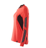 Mascot Damen Accelerate Langarmshirt – verkehrsrot/schwarz