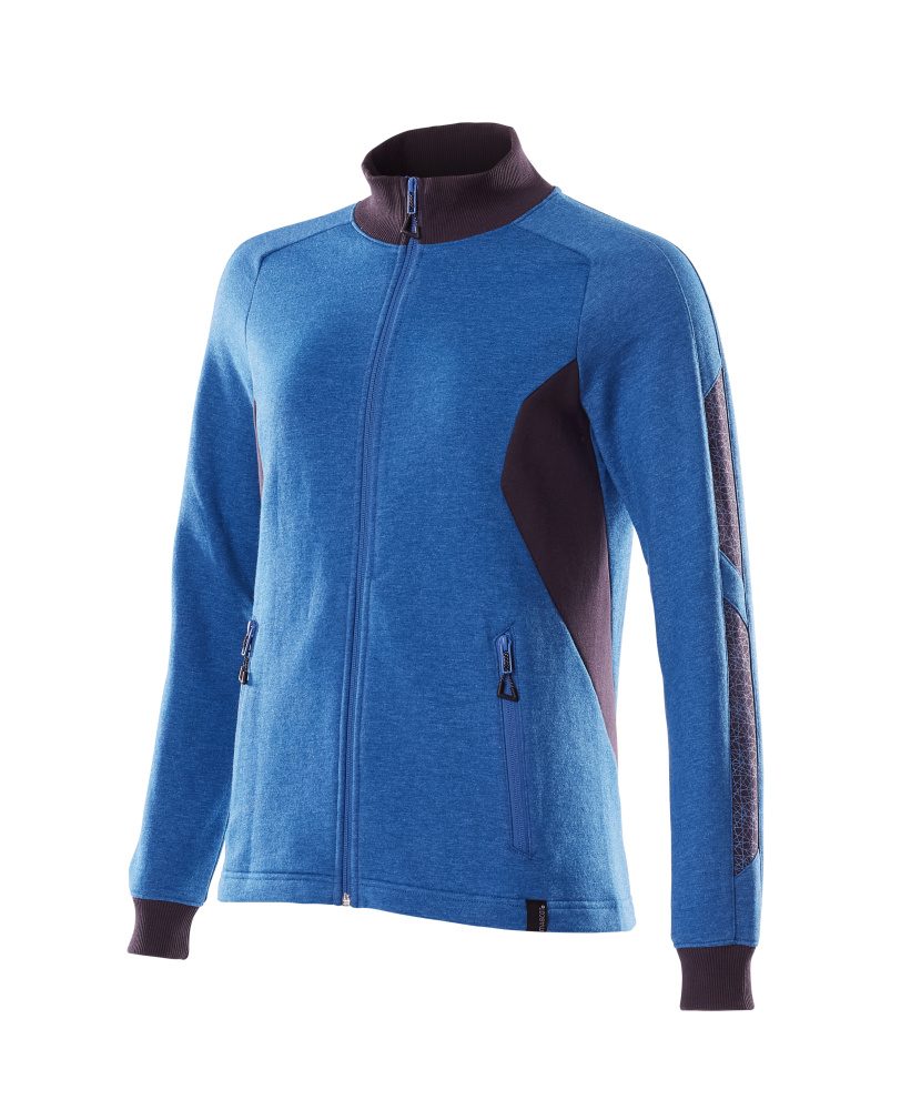 Mascot Damen Accelerate Sweatjacke – azurblau/schwarzblau