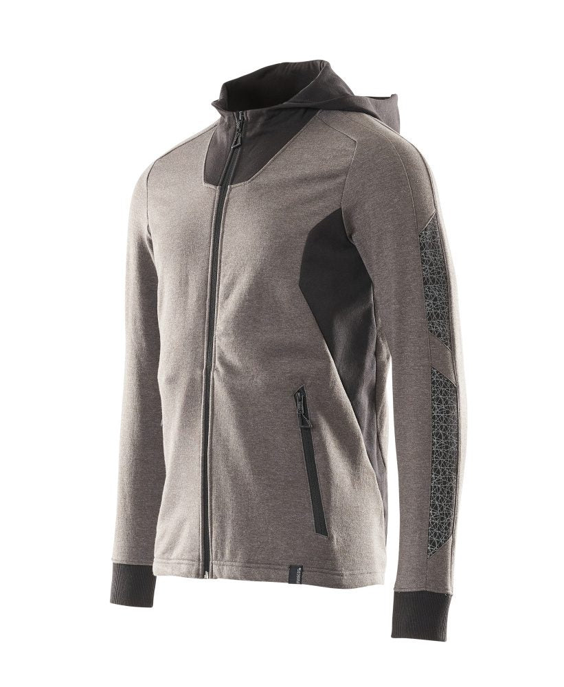 Mascot Accelerate Kapuzen-Sweatjacke – dunkelanthrazit/schwarz