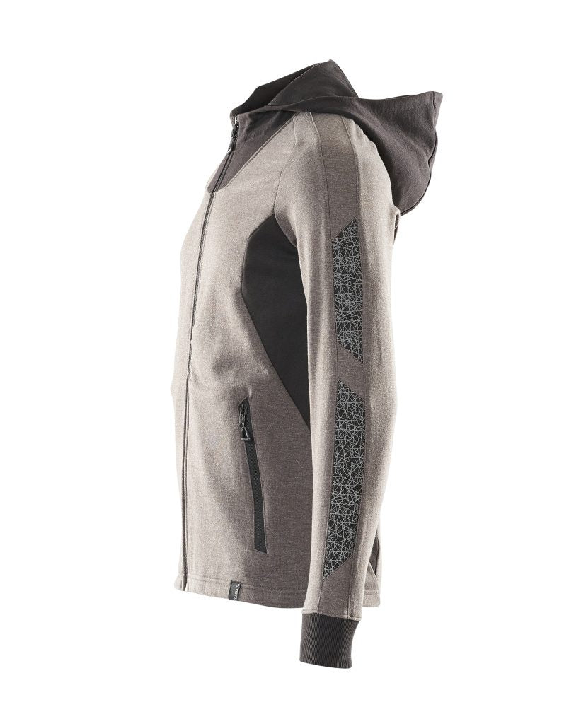 Mascot Accelerate Kapuzen-Sweatjacke – dunkelanthrazit/schwarz