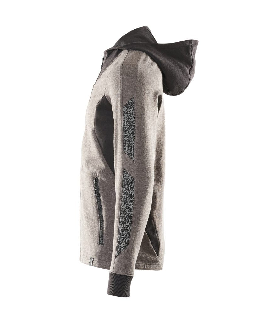 Mascot Accelerate Kapuzen-Sweatjacke – dunkelanthrazit/schwarz