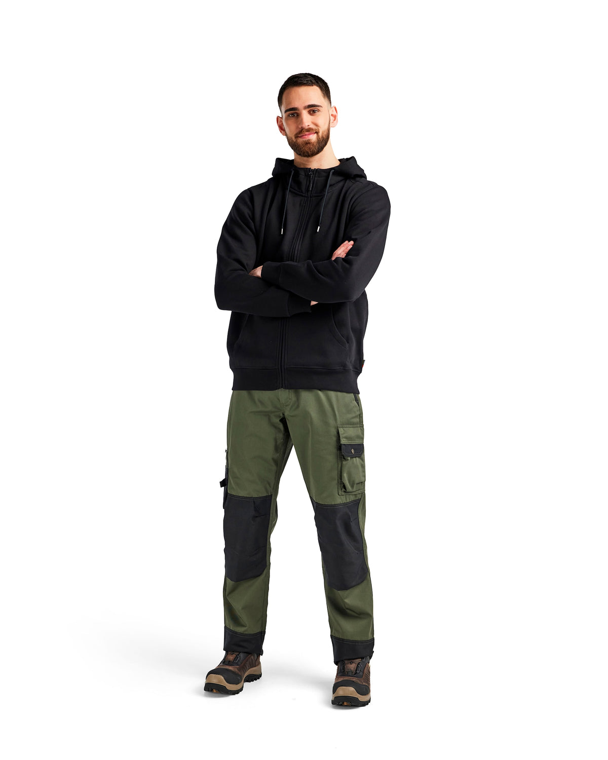 Blåkläder 3366 Kapuzen-Sweatjacke – schwarz