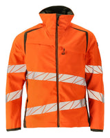 Mascot Accelerate Safe Warn-Softshelljacke – orange/moosgrün