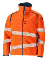 Mascot Accelerate Safe Warn-Softshelljacke – orange/dunkelpetroleum