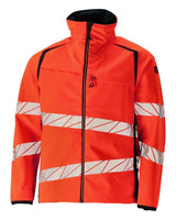 Mascot Accelerate Safe Warn-Softshelljacke – rot/schwarzblau