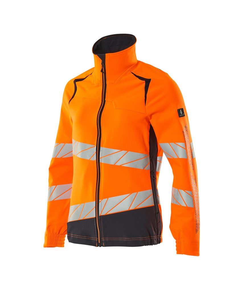 Mascot Damen Accelerate Safe Warn Stretchbundjacke – orange/schwarzblau