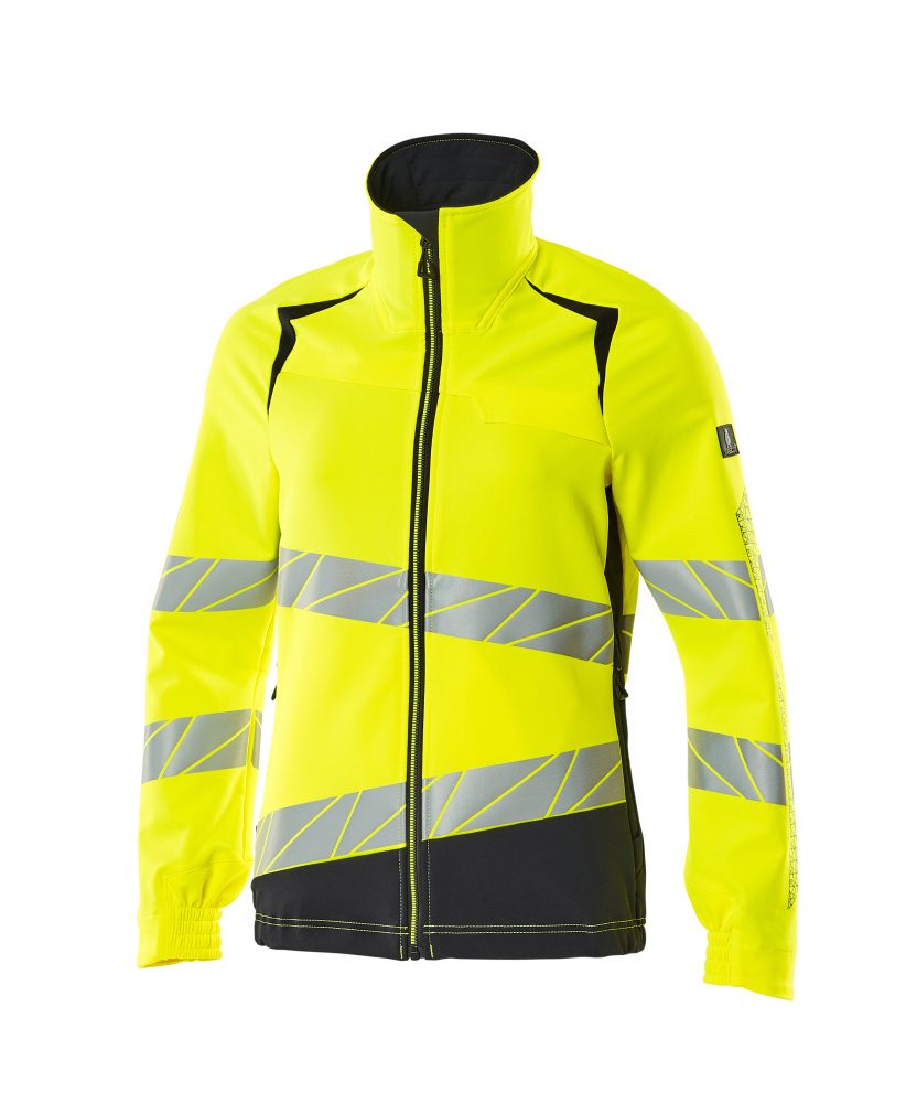Mascot Damen Accelerate Safe Warn Stretchbundjacke – gelb/schwarzblau