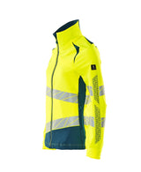 Mascot Damen Accelerate Safe Warn Stretchbundjacke – gelb/dunkelpetroleum