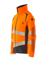 Mascot 19009 Warnschutz Stretch-Bundjacke – orange/schwarzblau