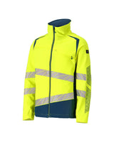 Mascot 19009 Warnschutz Stretch-Bundjacke – gelb/dunkelpetroleum