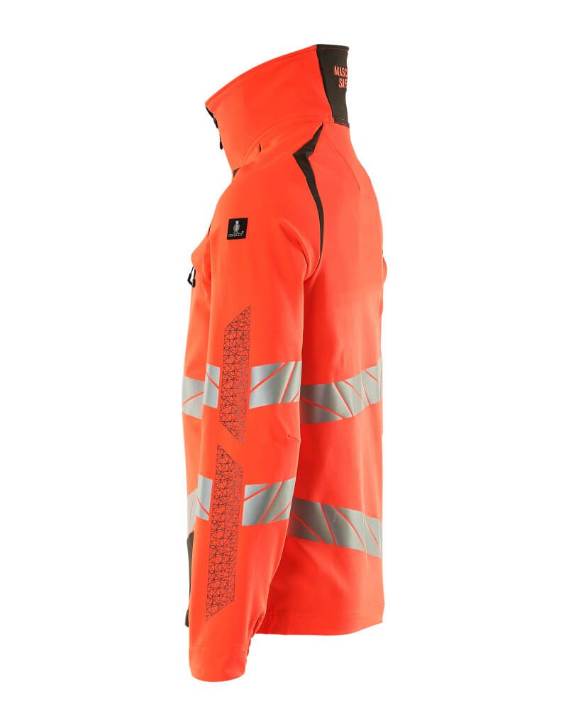 Mascot 19009 Warnschutz Stretch-Bundjacke – rot/dunkelanthrazit