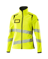 Mascot Damen Accelerate Safe Warn-Softhelljacke – gelb/schwarz