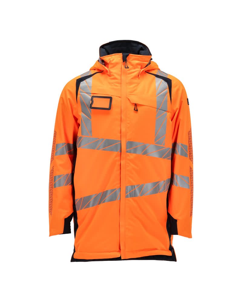 Mascot Accelerate Safe Warnschutz Winter-Parka – orange/schwarzblau