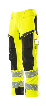 Mascot Kl.2 Accelerate Safe Warn Stretchbundhose 19079-511 – gelb/schwarz