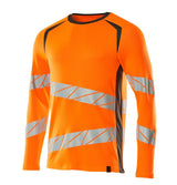 Mascot Accelerate Safe Warnschutz Langarmshirt – orange/dunkelanthrazit