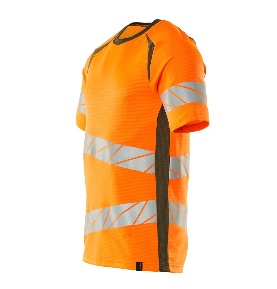 Mascot Accelerate Safe Warnschutz T-Shirt 19082-771 – orange/moosgrün