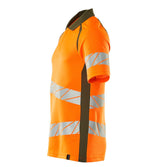 Mascot Accelerate Safe Warnschutz Polo-Shirt – orange/moosgrün
