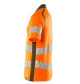 Mascot Accelerate Safe Warnschutz Polo-Shirt – orange/moosgrün
