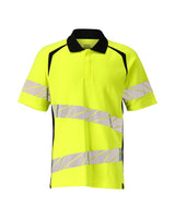 Mascot Accelerate Safe Warnschutz Polo-Shirt – gelb/schwarz