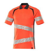 Mascot Accelerate Safe Warnschutz Polo-Shirt – rot/schwarzblau