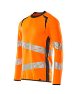 Mascot Accelerate Safe Warnschutz Sweatshirt – orange/schwarzblau